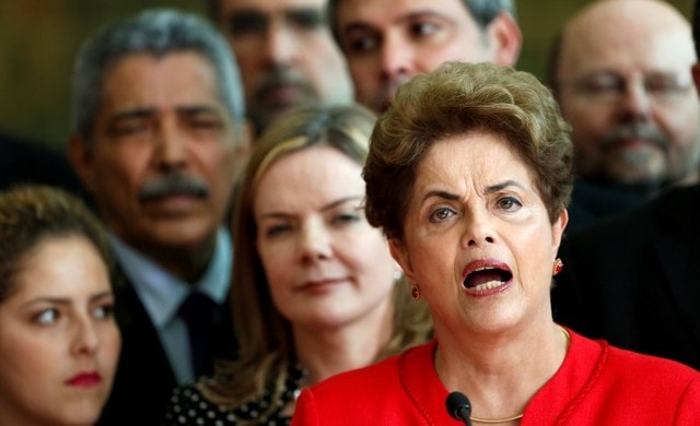 Brazil's former President Dilma Rousseff speaks at the Alvorada Palace in Brasilia,Brazil, August 31, 2016. (Photo: Reuters)