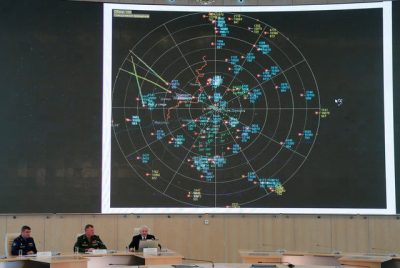 Bộ Quốc phòng Nga đã tổ chức họp báo công bố các dữ liệu radar quy trách nhiệm cho quân đội Ukraine đứng sau vụ bắn rơi máy bay MH17. Photo Courtesy: Reuters