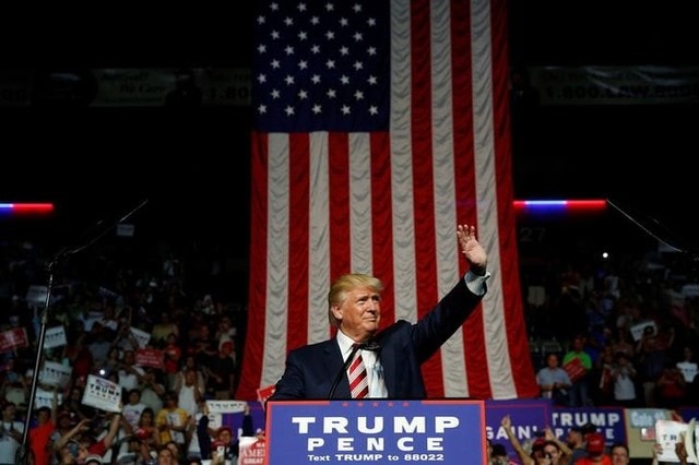 Republican presidential nominee Donald Trump holds a rally with supporters in Roanoke, Virginia, U.S. September 24, 2016. (Photo: Reuters)