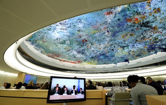 The 33rd session of the Human Rights Council at the U.N. European headquarters is held in Geneva, Switzerland. (Photo: Reuters)
