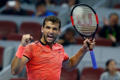 Dimitrov xuất sắc giành vé vào bán kết. Photo Courtesy: Reuters