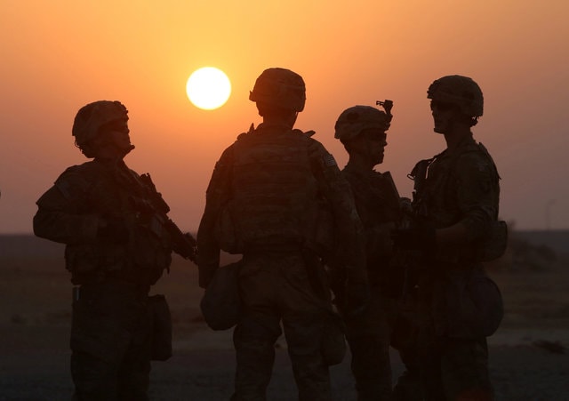 American soldiers are seen at the U.S. army base in Qayyara, south of Mosul October 25, 2016.  (Photo: Reuters)