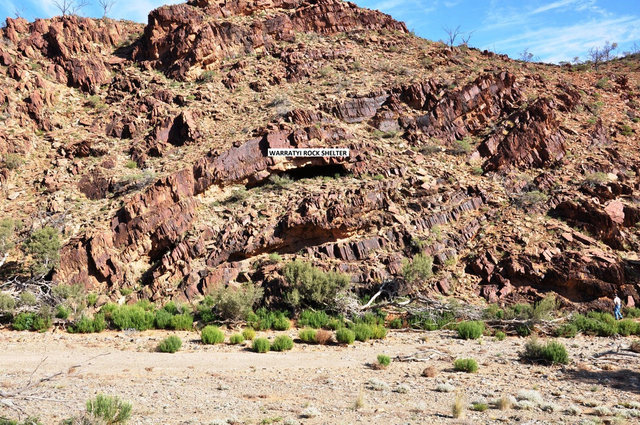 A view of the Warratyi rock shelter after it was discovered in the northern Flinders Ranges in South Australia.  (Photo: South Australian Museum/Handout via Reuters)