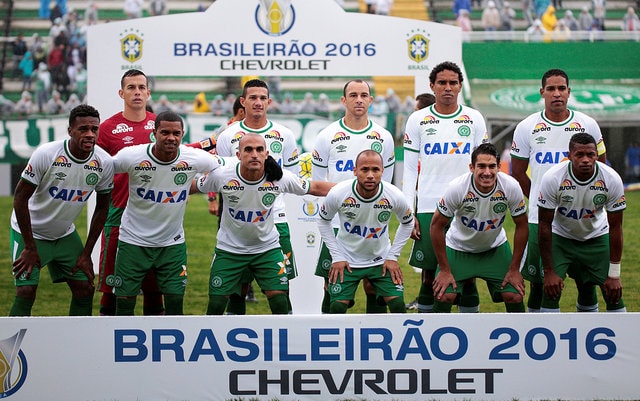 Các thành viên của câu lạc bộ Chapecoense. Photo Courtesy: Reuters