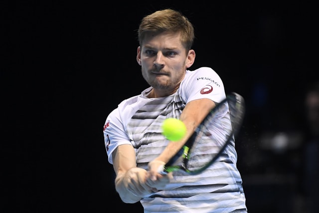 "Kẻ thế vai" Goffin đã trở thành nạn nhân của Djokovic. Photo Courtesy: Reuters