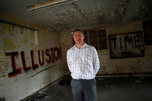 Chairman and founder of Bletchley Park Capital Partners Ltd Tim Reynolds poses in G-block. (Photo: Reuters)