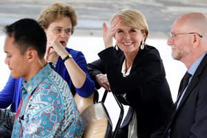 Ngoại trưởng Úc đã gởi lời chúc mừng đến ông Trump. Photo Courtesy: Reuters