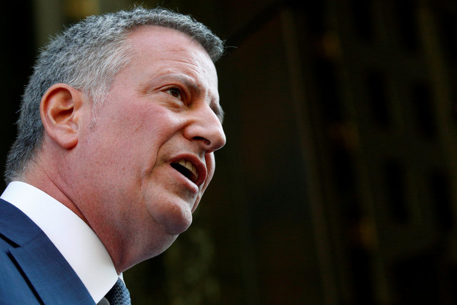 New York City Mayor Bill de Blasio (Photo: Reuters)