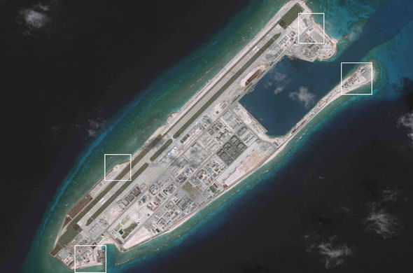 China has already built military length airstrips on these islands (Photo: Reuters)