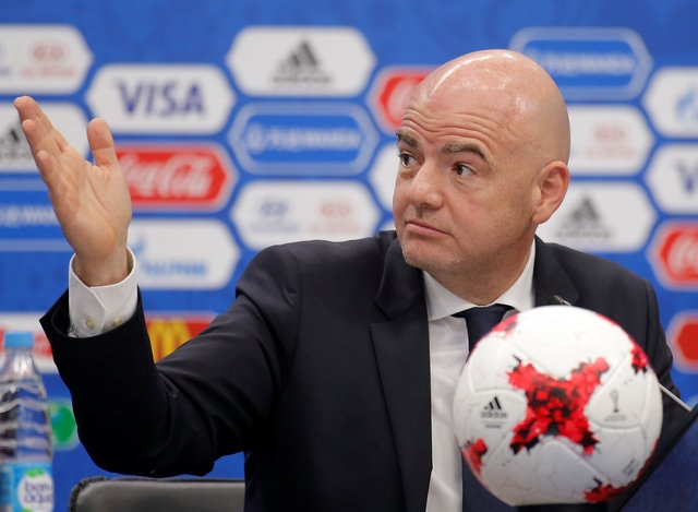 Chủ tịch FIFA Infantino sẽ đụng độ đối thủ ECA trong tham vọng mở rộng World Cup. Photo Courtesy: Reuters