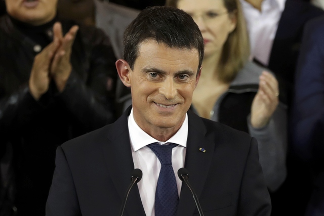 French Prime Minister Manuel Valls reacts at the end of a news conference where he announced that he is a candidate for next year's French presidential election, at the town hall in Evry, near Paris, France, December 5, 2016. (Photo: Reuters)
