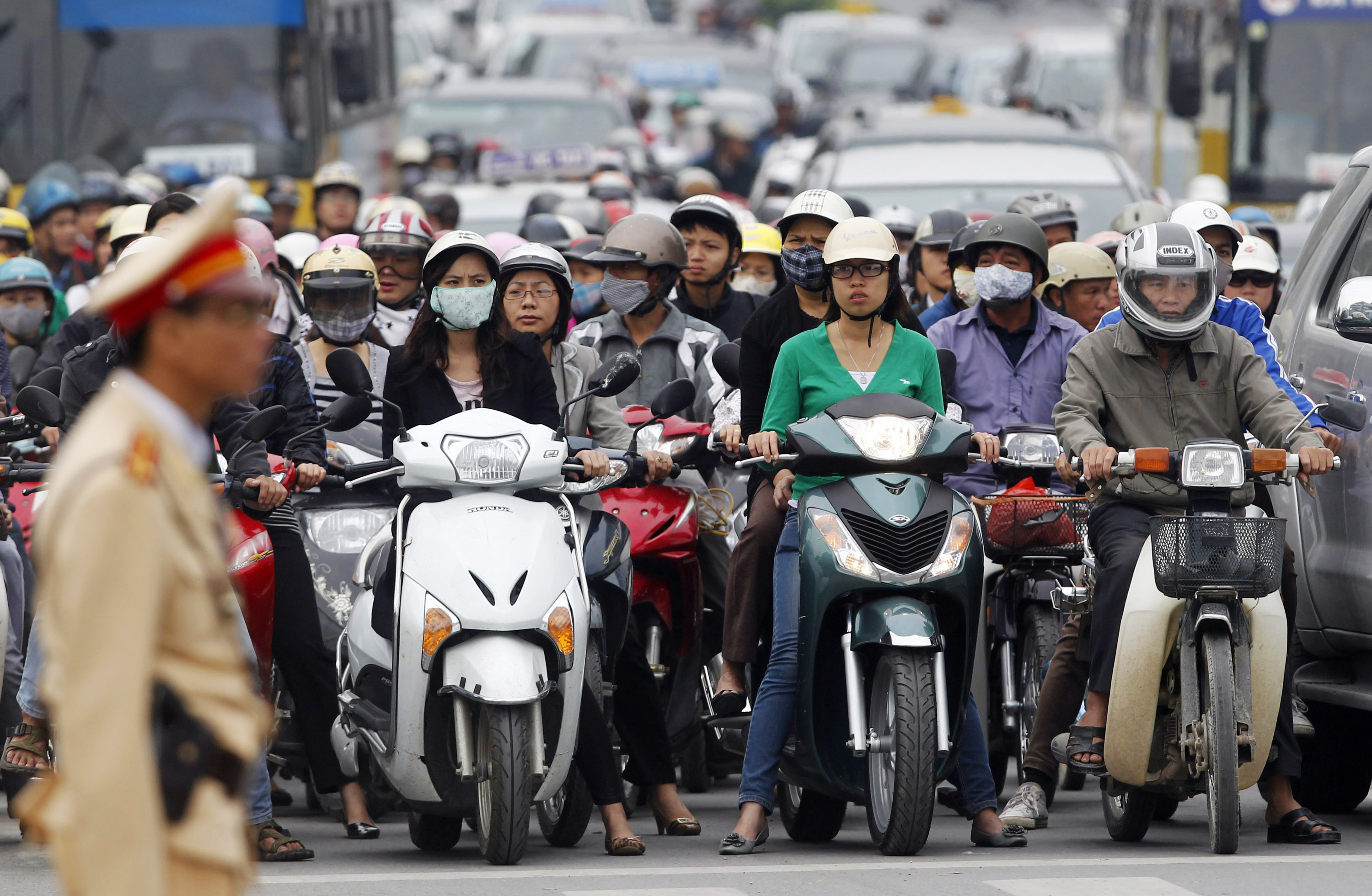 Motorbikes sharing in China