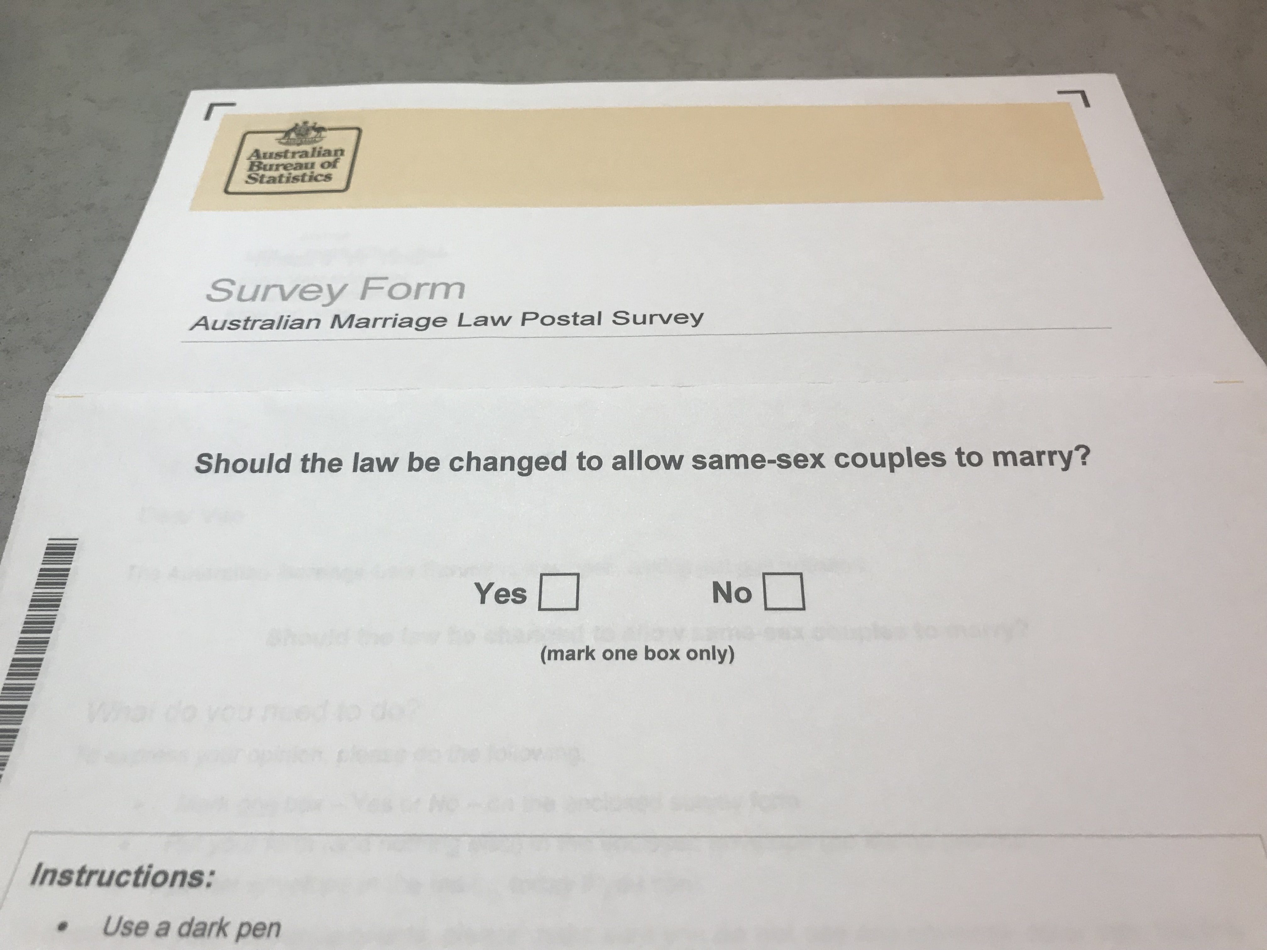 Australia Same Sex Marriage Survey Draws 785 Pct Response Rate Tvts 